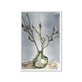 Picture of Cotton Flower In Vase II _GroupedProduct_Rectangle_Portrait_Framed_Matted_