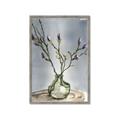 Picture of Cotton Flower In Vase II _GroupedProduct_Rectangle_Portrait_Framed_Matted_