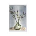 Picture of Cotton Flower In Vase II _GroupedProduct_Rectangle_Portrait_Framed_Matted_