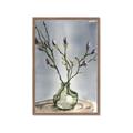 Picture of Cotton Flower In Vase II _GroupedProduct_Rectangle_Portrait_Framed_Matted_