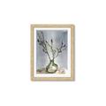 Picture of Cotton Flower In Vase II _GroupedProduct_Rectangle_Portrait_Framed_Matted_