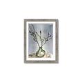 Picture of Cotton Flower In Vase II _GroupedProduct_Rectangle_Portrait_Framed_Matted_