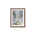 Picture of Cotton Flower In Vase II _GroupedProduct_Rectangle_Portrait_Framed_Matted_