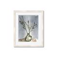 Picture of Cotton Flower In Vase II _GroupedProduct_Rectangle_Portrait_Framed_Matted_