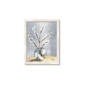 Picture of Cotton Flower In Vase _GroupedProduct_Rectangle_Portrait_Framed_Matted_