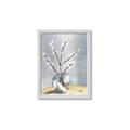 Picture of Cotton Flower In Vase _GroupedProduct_Rectangle_Portrait_Framed_Matted_