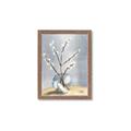 Picture of Cotton Flower In Vase _GroupedProduct_Rectangle_Portrait_Framed_Matted_