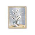 Picture of Cotton Flower In Vase _GroupedProduct_Rectangle_Portrait_Framed_Matted_