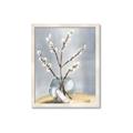 Picture of Cotton Flower In Vase _GroupedProduct_Rectangle_Portrait_Framed_Matted_