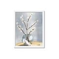 Picture of Cotton Flower In Vase _GroupedProduct_Rectangle_Portrait_Framed_Matted_