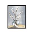 Picture of Cotton Flower In Vase _GroupedProduct_Rectangle_Portrait_Framed_Matted_
