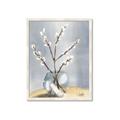 Picture of Cotton Flower In Vase _GroupedProduct_Rectangle_Portrait_Framed_Matted_