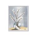 Picture of Cotton Flower In Vase _GroupedProduct_Rectangle_Portrait_Framed_Matted_
