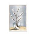 Picture of Cotton Flower In Vase _GroupedProduct_Rectangle_Portrait_Framed_Matted_