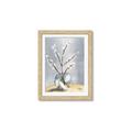 Picture of Cotton Flower In Vase _GroupedProduct_Rectangle_Portrait_Framed_Matted_