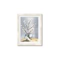 Picture of Cotton Flower In Vase _GroupedProduct_Rectangle_Portrait_Framed_Matted_