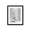Picture of Cotton Flower In Vase _GroupedProduct_Rectangle_Portrait_Framed_Matted_