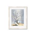 Picture of Cotton Flower In Vase _GroupedProduct_Rectangle_Portrait_Framed_Matted_