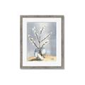 Picture of Cotton Flower In Vase _GroupedProduct_Rectangle_Portrait_Framed_Matted_
