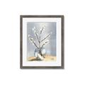 Picture of Cotton Flower In Vase _GroupedProduct_Rectangle_Portrait_Framed_Matted_
