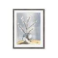 Picture of Cotton Flower In Vase _GroupedProduct_Rectangle_Portrait_Framed_Matted_