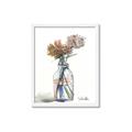 Picture of Flower In Bottle _GroupedProduct_Rectangle_Portrait_Framed_Matted_