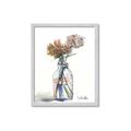 Picture of Flower In Bottle _GroupedProduct_Rectangle_Portrait_Framed_Matted_