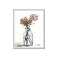 Picture of Flower In Bottle _GroupedProduct_Rectangle_Portrait_Framed_Matted_