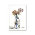 Picture of Flower In Bottle _GroupedProduct_Rectangle_Portrait_Framed_Matted_