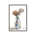 Picture of Flower In Bottle _GroupedProduct_Rectangle_Portrait_Framed_Matted_