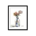 Picture of Flower In Bottle _GroupedProduct_Rectangle_Portrait_Framed_Matted_