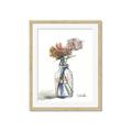 Picture of Flower In Bottle _GroupedProduct_Rectangle_Portrait_Framed_Matted_