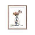 Picture of Flower In Bottle _GroupedProduct_Rectangle_Portrait_Framed_Matted_