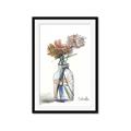 Picture of Flower In Bottle _GroupedProduct_Rectangle_Portrait_Framed_Matted_