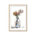 Picture of Flower In Bottle _GroupedProduct_Rectangle_Portrait_Framed_Matted_