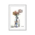 Picture of Flower In Bottle _GroupedProduct_Rectangle_Portrait_Framed_Matted_