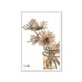 Picture of Linen Daisies _GroupedProduct_Rectangle_Portrait_Framed_Matted_