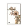 Picture of Linen Daisies _GroupedProduct_Rectangle_Portrait_Framed_Matted_