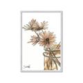 Picture of Linen Daisies _GroupedProduct_Rectangle_Portrait_Framed_Matted_