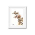 Picture of Linen Daisies _GroupedProduct_Rectangle_Portrait_Framed_Matted_