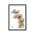 Picture of Linen Daisies _GroupedProduct_Rectangle_Portrait_Framed_Matted_