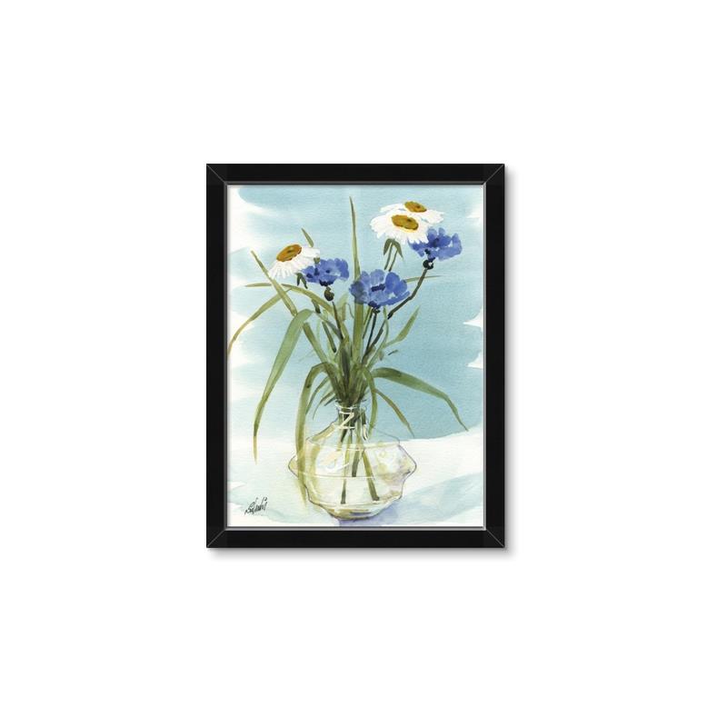 Picture of Street Flower In Bottle Water _GroupedProduct_Rectangle_Portrait_Framed_Matted_
