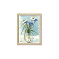 Picture of Street Flower In Bottle Water _GroupedProduct_Rectangle_Portrait_Framed_Matted_