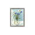 Picture of Street Flower In Bottle Water _GroupedProduct_Rectangle_Portrait_Framed_Matted_