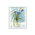 Picture of Street Flower In Bottle Water _GroupedProduct_Rectangle_Portrait_Framed_Matted_
