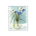 Picture of Street Flower In Bottle Water _GroupedProduct_Rectangle_Portrait_Framed_Matted_