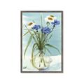 Picture of Street Flower In Bottle Water _GroupedProduct_Rectangle_Portrait_Framed_Matted_