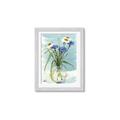 Picture of Street Flower In Bottle Water _GroupedProduct_Rectangle_Portrait_Framed_Matted_