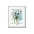 Picture of Street Flower In Bottle Water _GroupedProduct_Rectangle_Portrait_Framed_Matted_