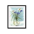 Picture of Street Flower In Bottle Water _GroupedProduct_Rectangle_Portrait_Framed_Matted_